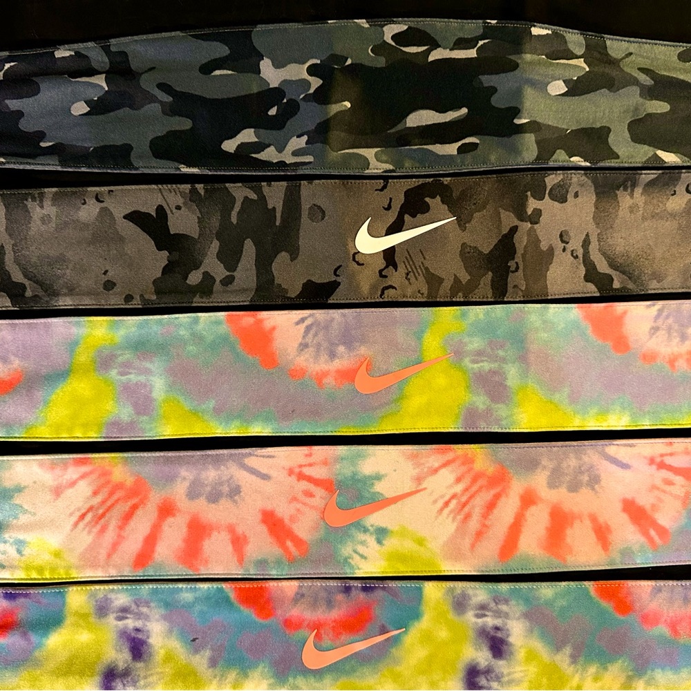Nike Tie Dye Headband Lot of 5